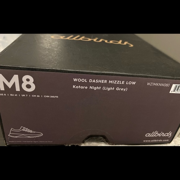 Allbirds Wool Dasher Mizzle Low M8 - Picture 5 of 5
